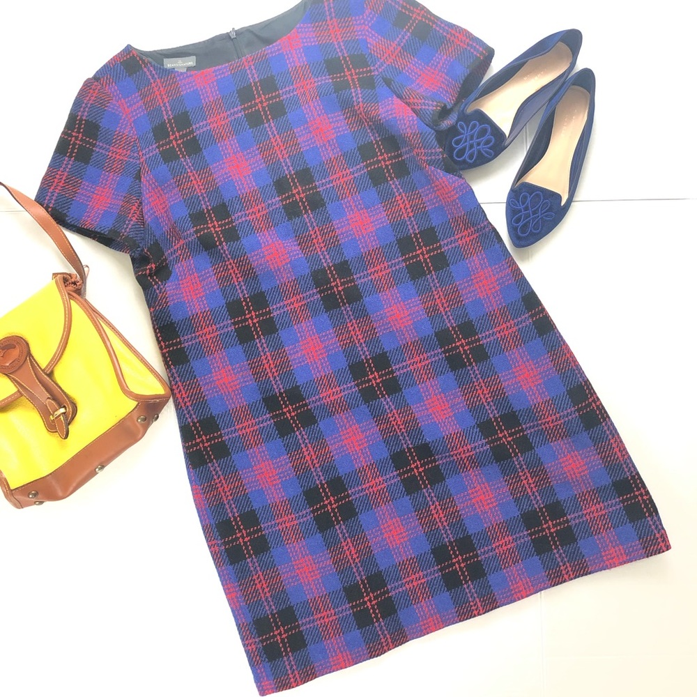 LL Bean Signature Plaid Dress
